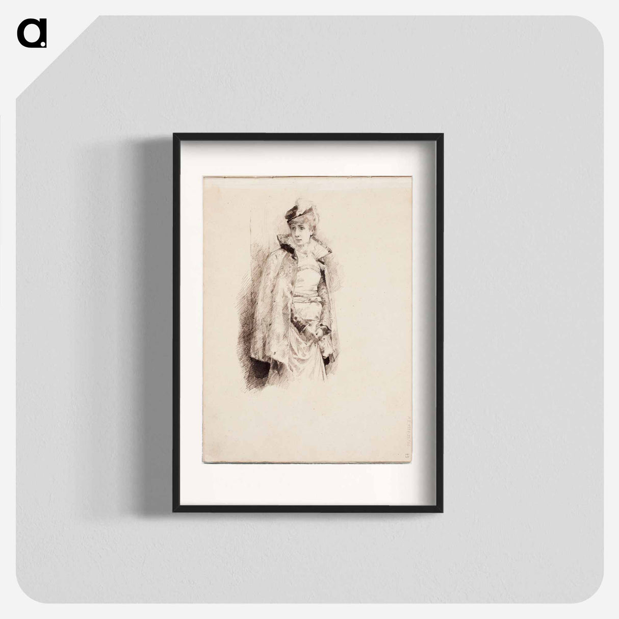 (unknown) part of a sketchbook - アルバート エーデルフェルト Poster.