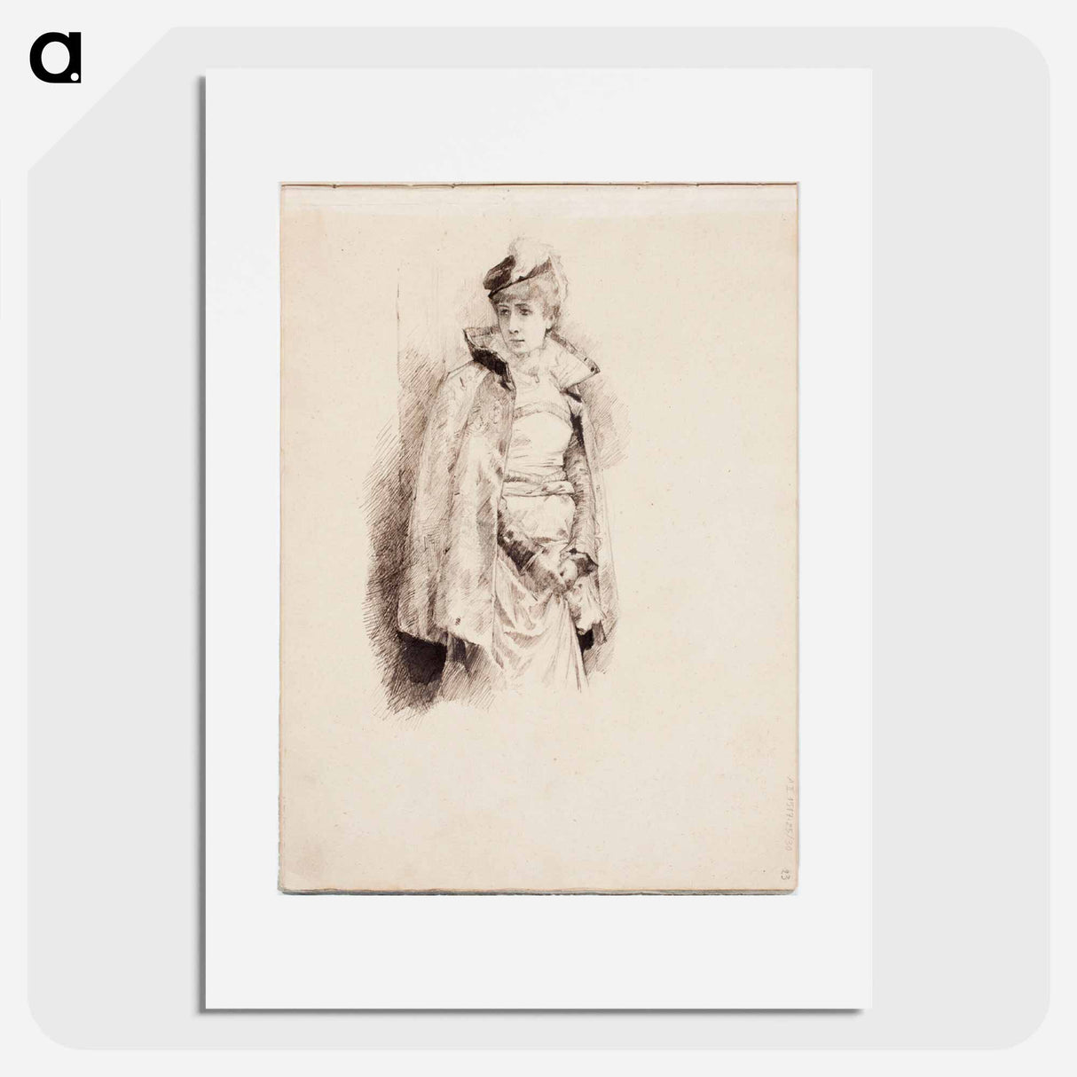 (unknown) part of a sketchbook - アルバート エーデルフェルト Poster.