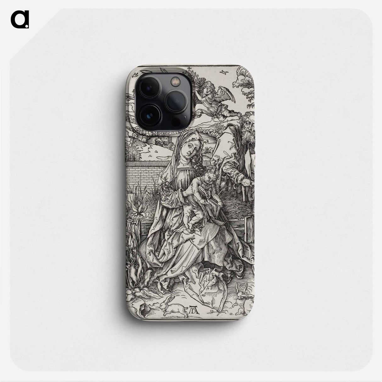 The Holy Family with Three Hares - アルブレヒト デューラー Phone Case.