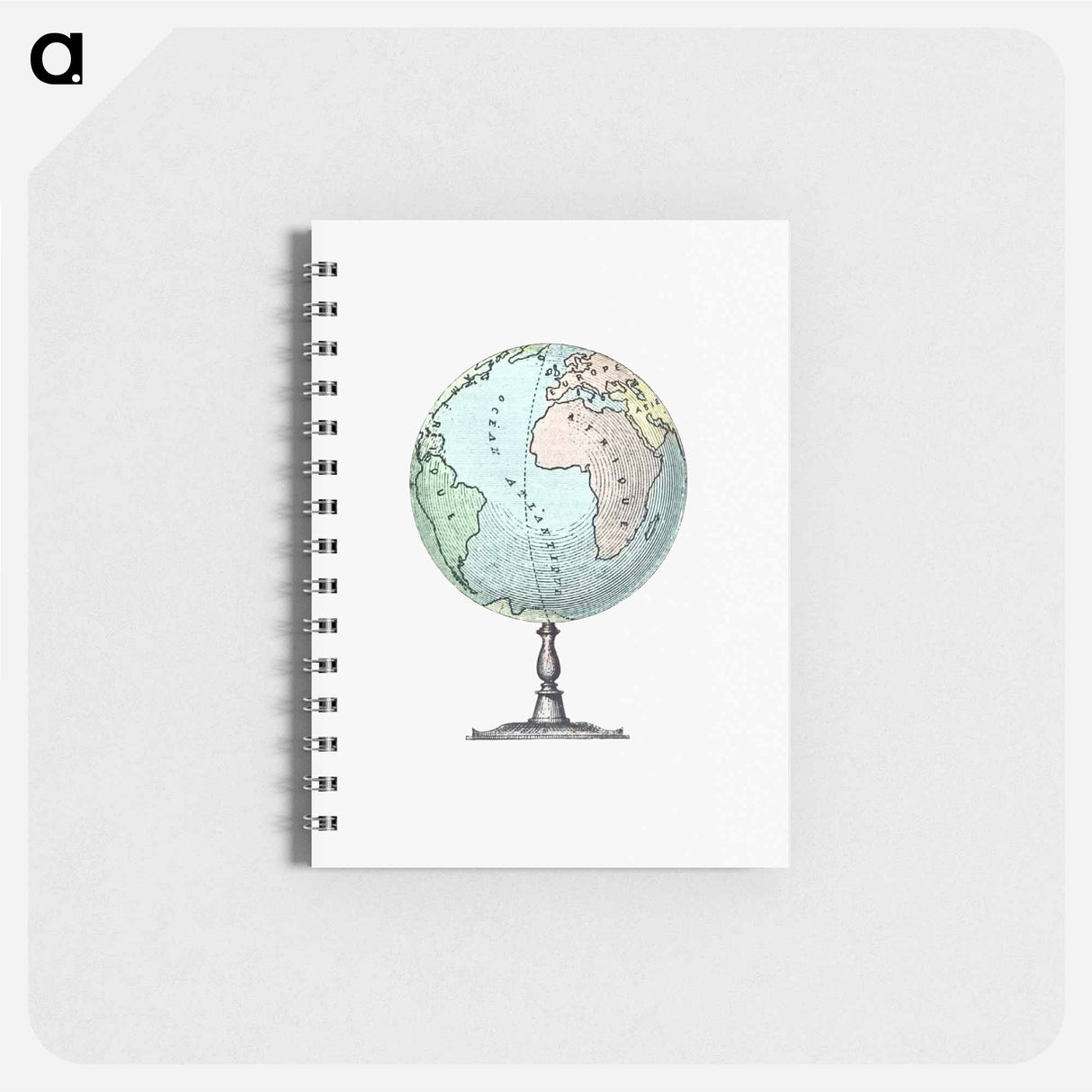 Vintage Victorian style atlas engraving - アンティーク地図 Memo.