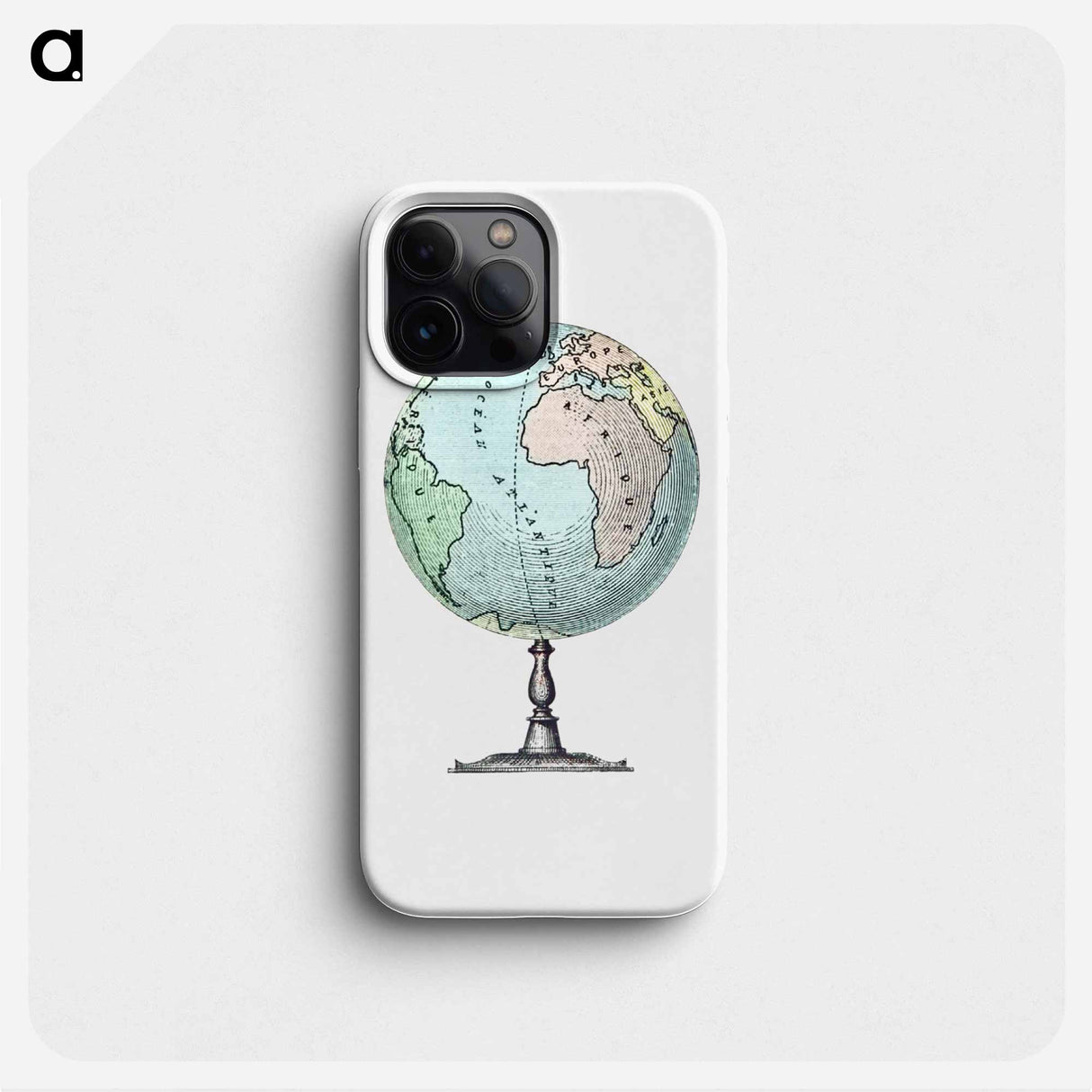 Vintage Victorian style atlas engraving - アンティーク地図 Phone Case.