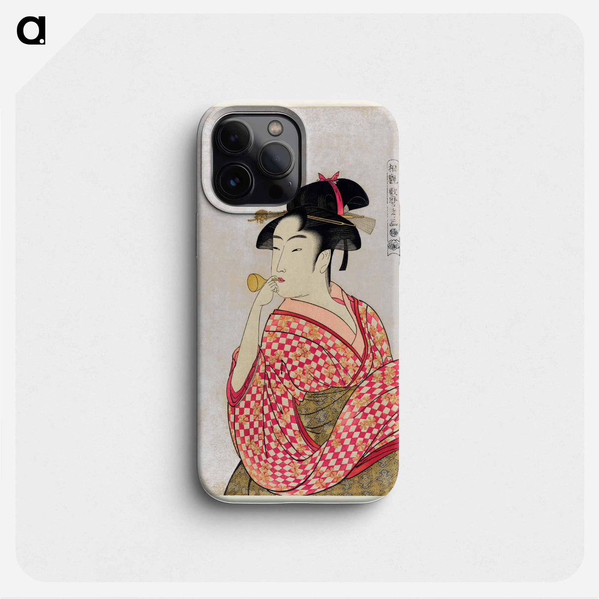 Poppen o Fuku Musume - 喜多川 歌麿 Phone Case.