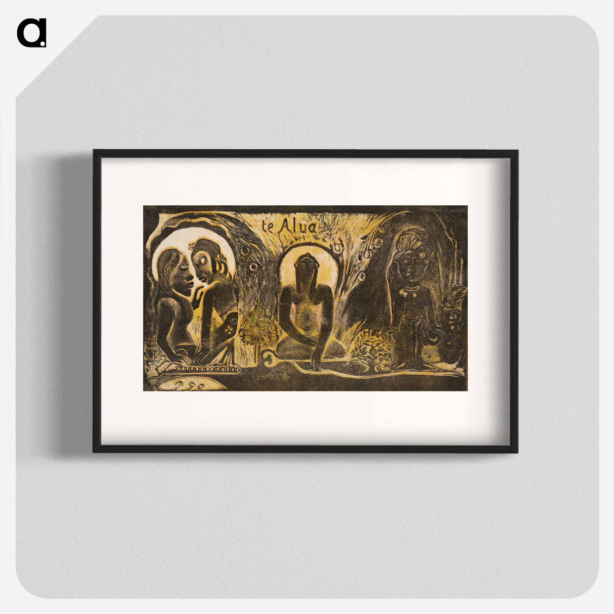 The God (Te atua) - Paul Gauguin Poster.