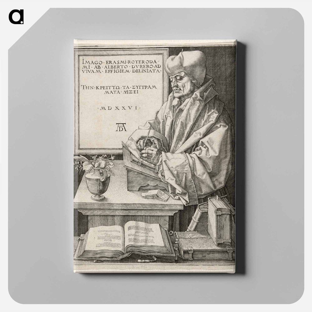 Erasmus of Rotterdam - アルブレヒト デューラー Canvas.
