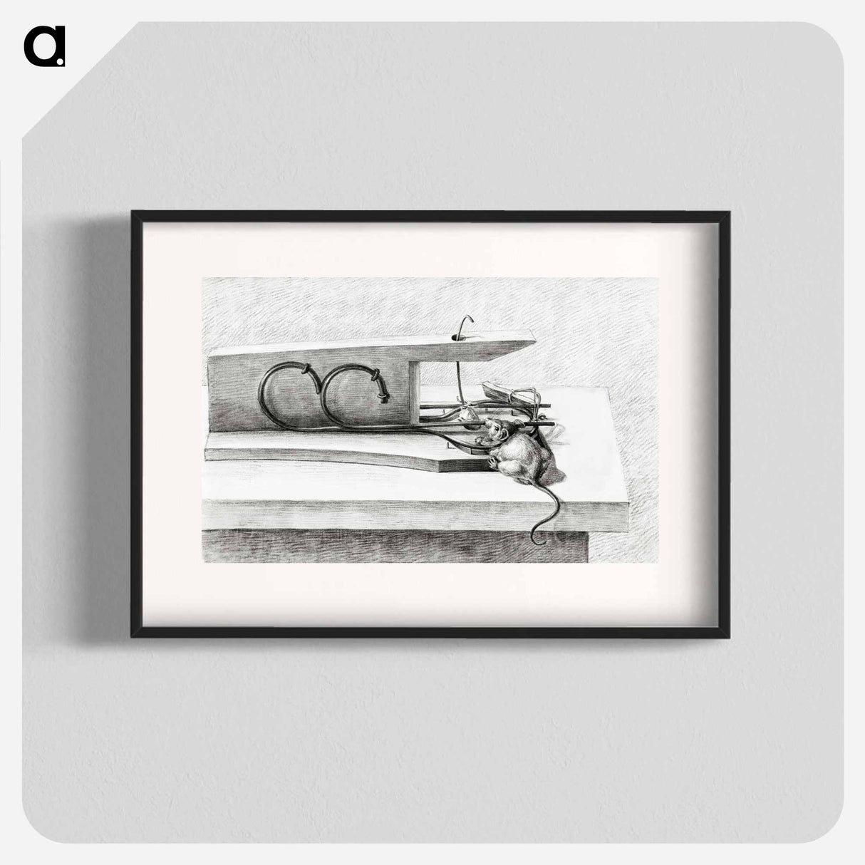 Mouse in a mousetrap - ジャン ベルナール Poster.