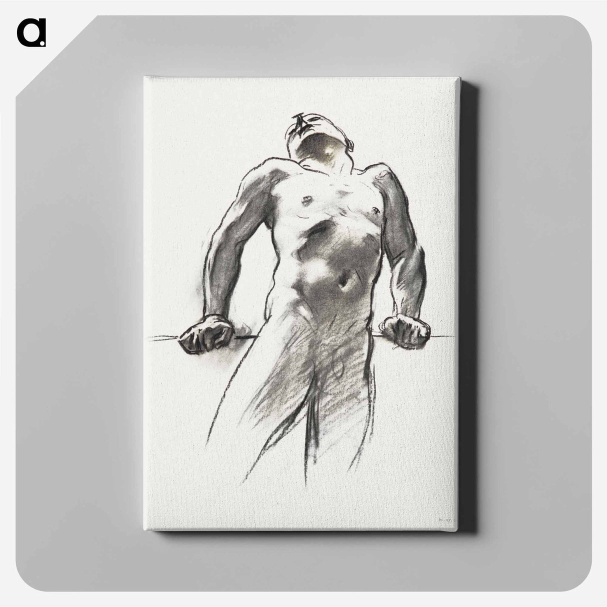 Man Standing, Head Thrown Back - John Singer Sargent Canvas.