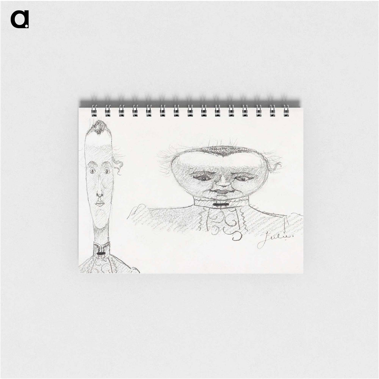 アートメモ帳-Caricature self-portraits - ユリー デ フラーハ Memo.