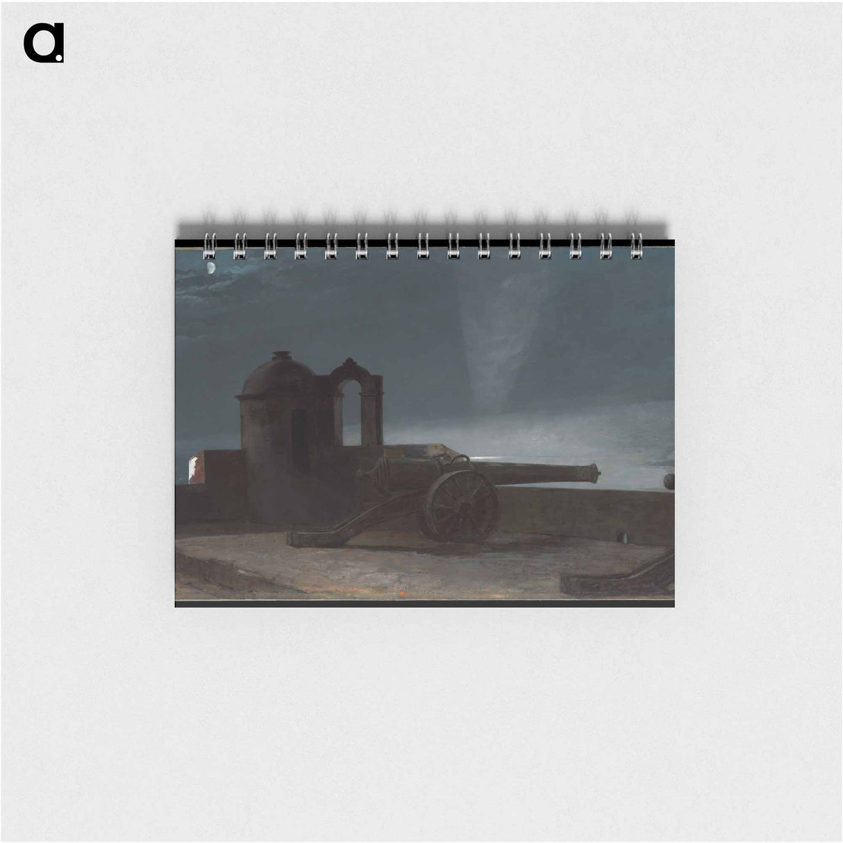 Searchlight on Harbor Entrance, Santiago de Cuba - ウィンスロー ホーマー Memo.