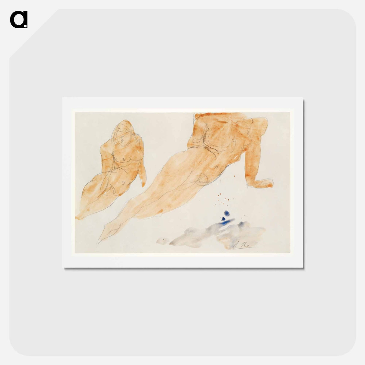 アートポストカード-Two Reclining Nudes
- イェール大学アートギャラリー Postcard.