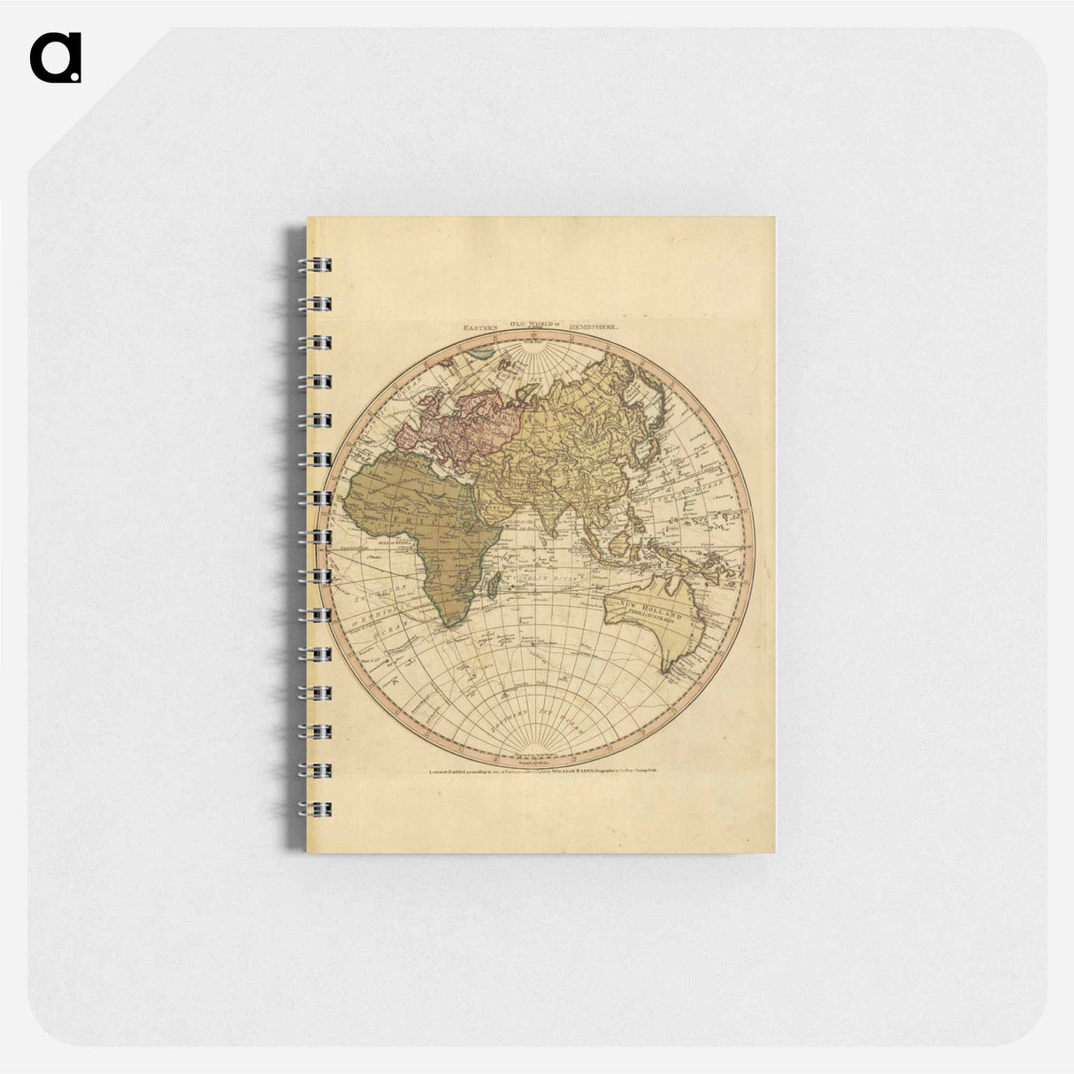 Western New World or Hemisphere. Eastern Old World or Hemisphere - アンティーク地図 Memo.