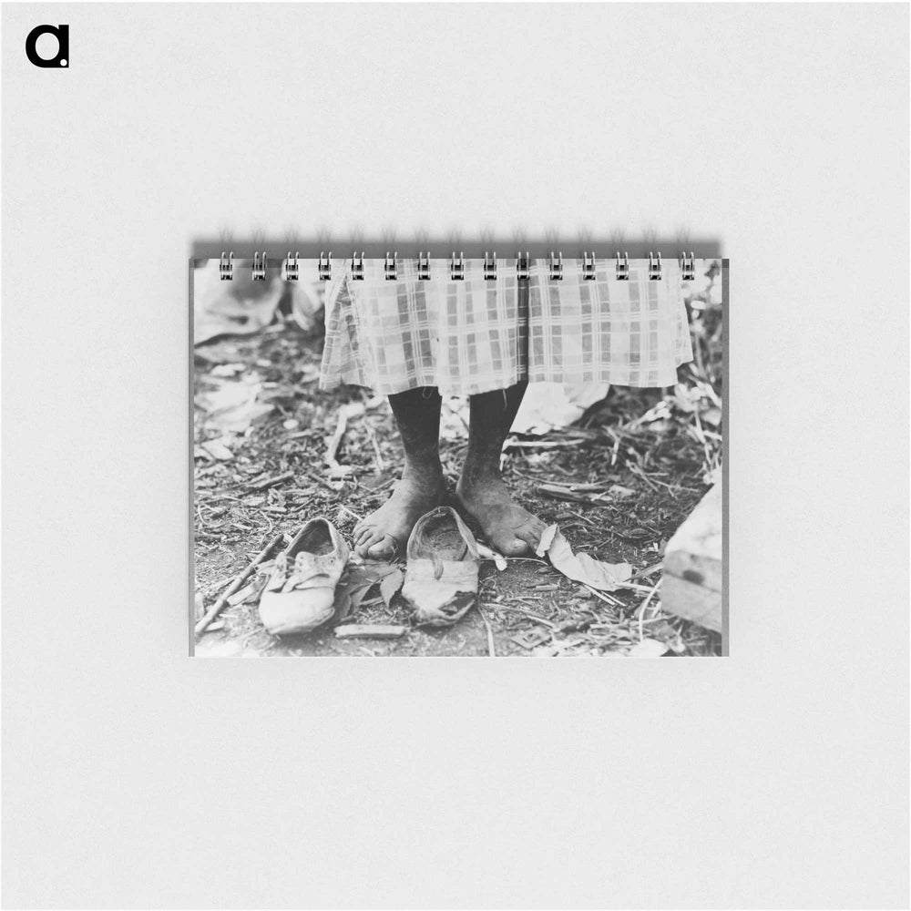 Feet of cotton hoer near Clarksdale, Mississippi - ドロテア ラング Memo.
