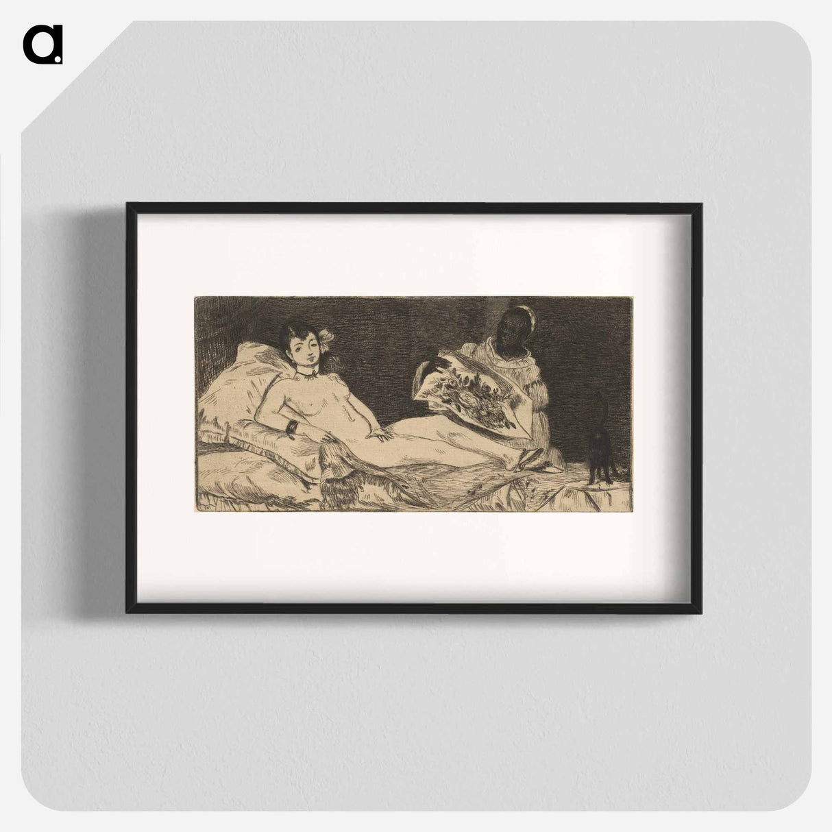 Olympia - エドゥアール マネ Poster.