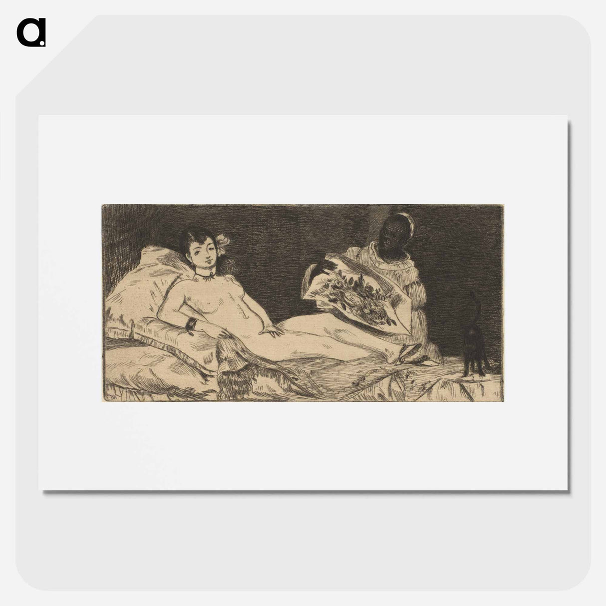 Olympia - エドゥアール マネ Poster.