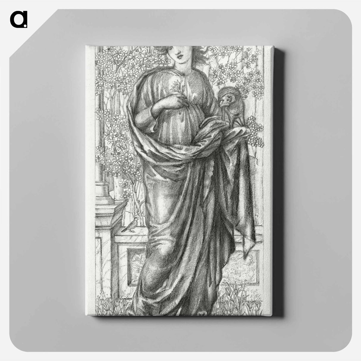 The Month of March - エドワード バーン ジョーンズ Canvas.