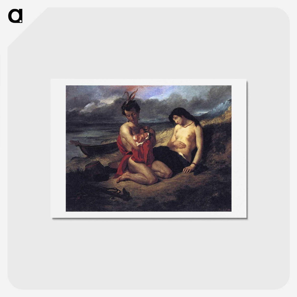 2-5_Eugene-Delacroix_hagaki