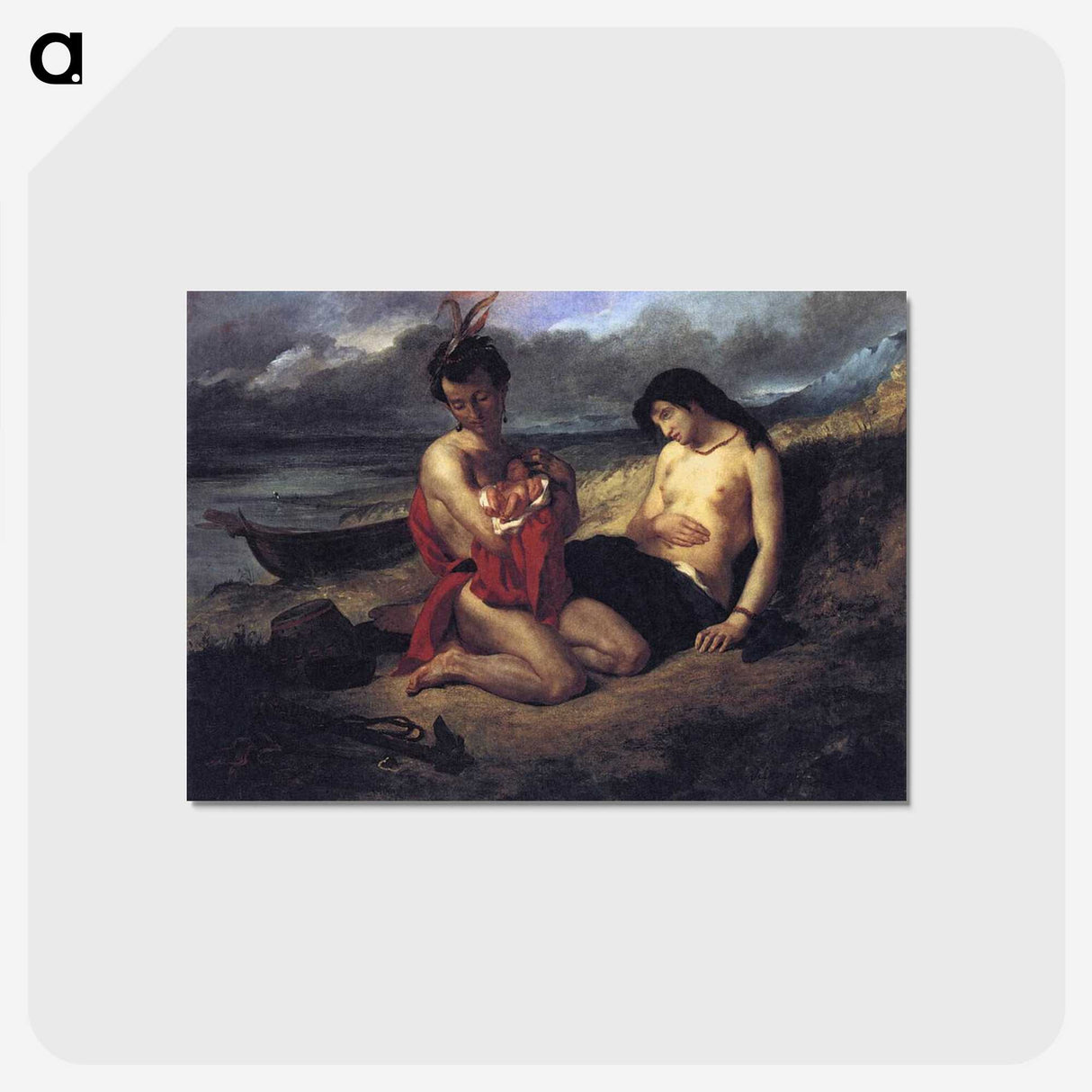 2-5_Eugene-Delacroix_postcard