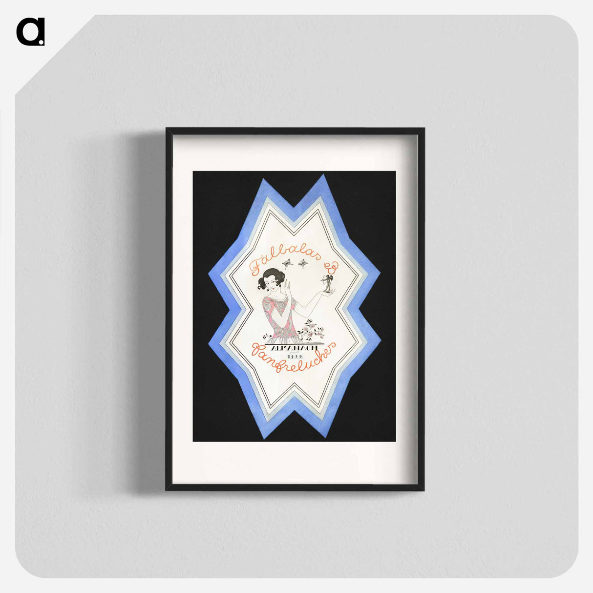 Almanach des Modes présentes, passées & futures pour, Falbalas et Fanfreluches - Georges Barbier Poster.