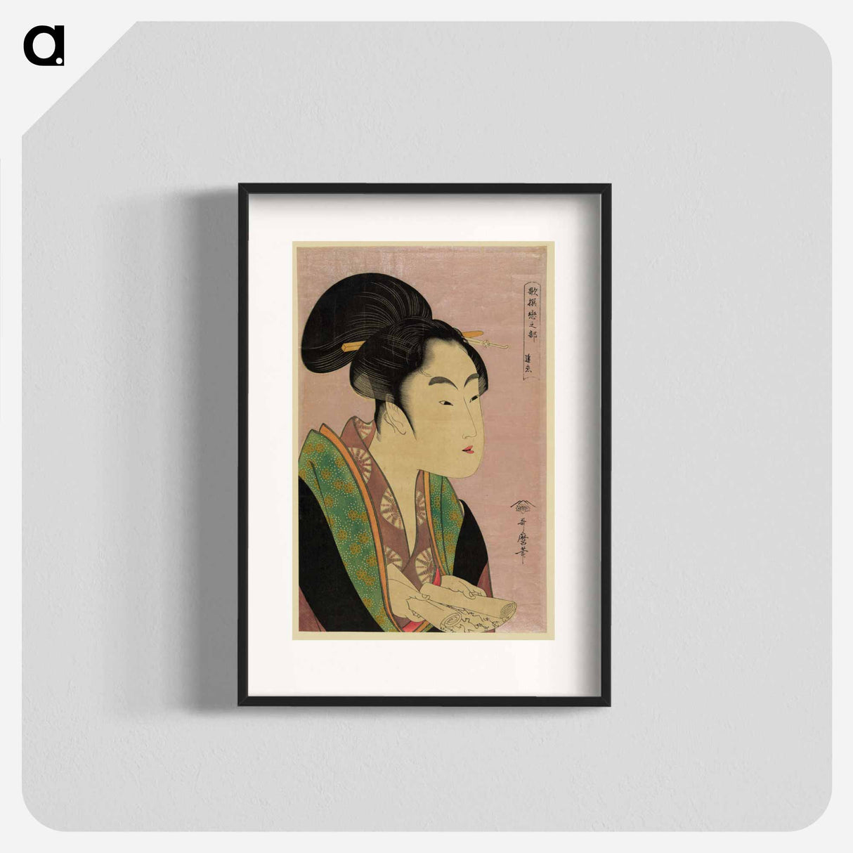 Yogoto ni au koi - 喜多川 歌麿 Poster.