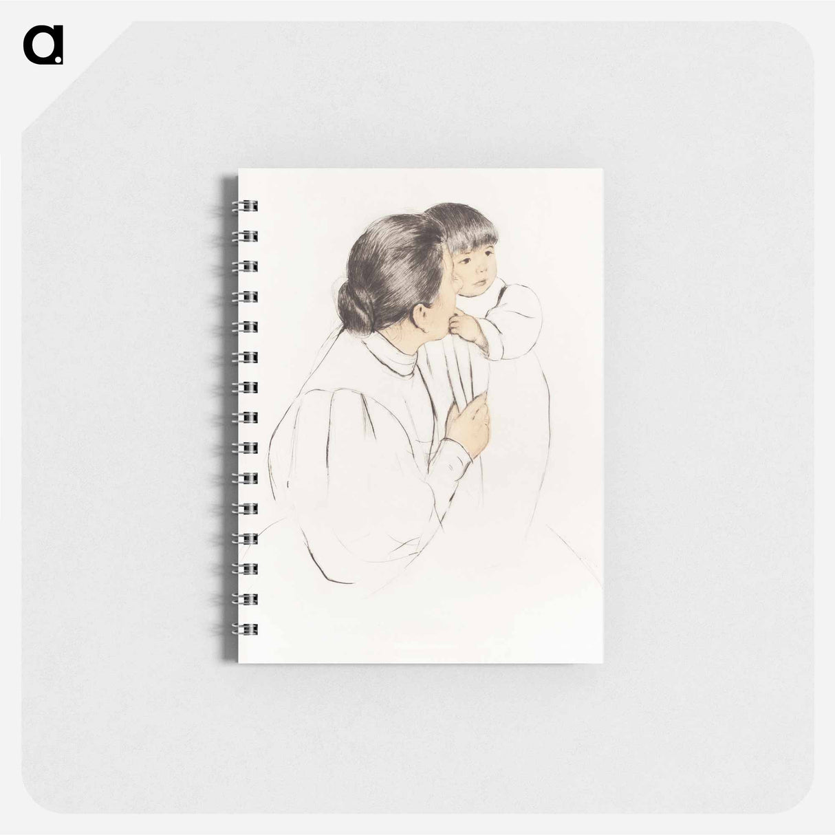 Peasant Mother and Child - メアリー カサット Memo.