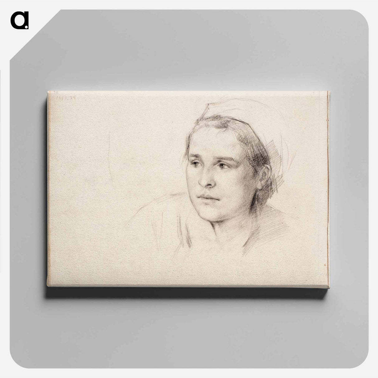 (unknown) part of a sketchbook - アルバート エーデルフェルト Canvas.