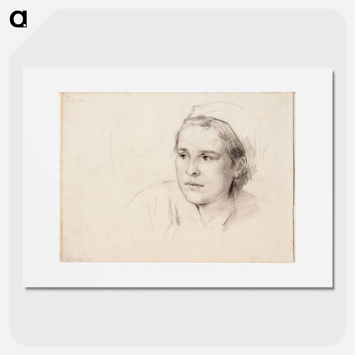 (unknown) part of a sketchbook - アルバート エーデルフェルト Poster.