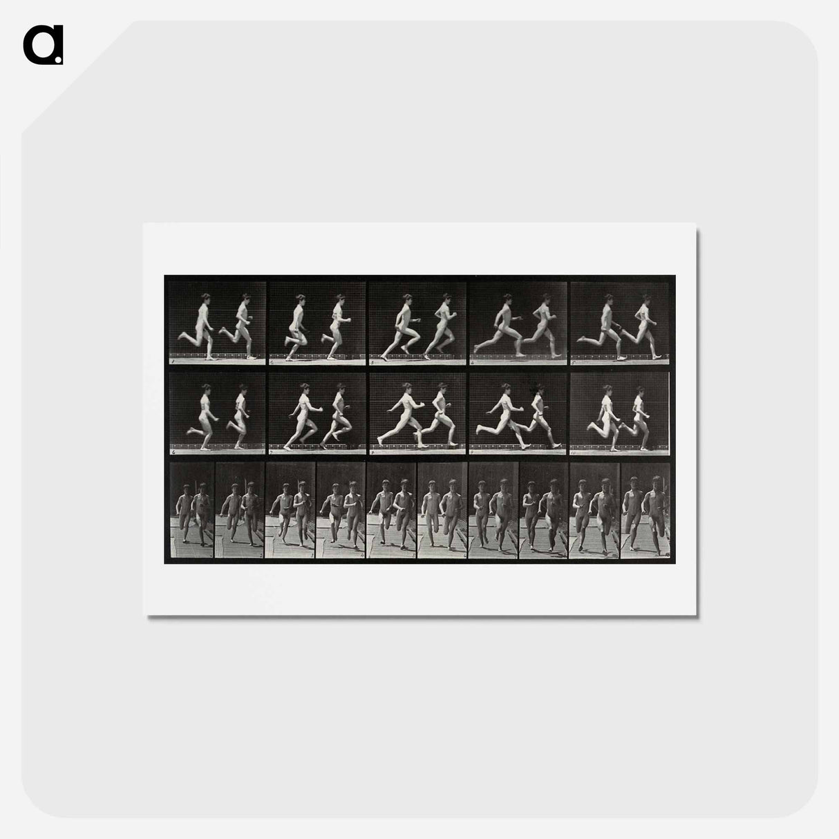 アートポストカード-Running Adolescents
- エドワード マイブリッジ Postcard.