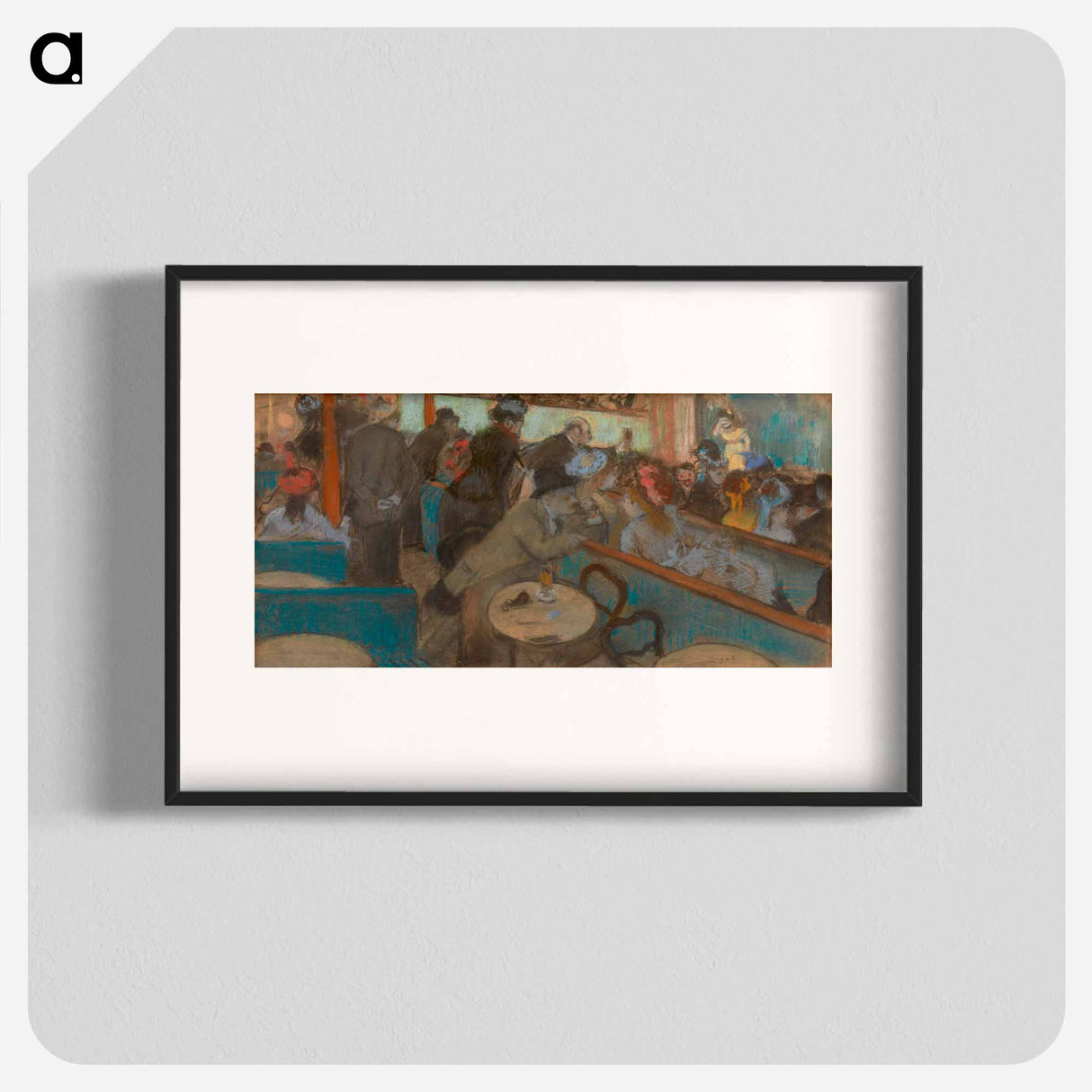 アートポスター-Café-Concert (The Spectators) - エドガー ドガ Poster.