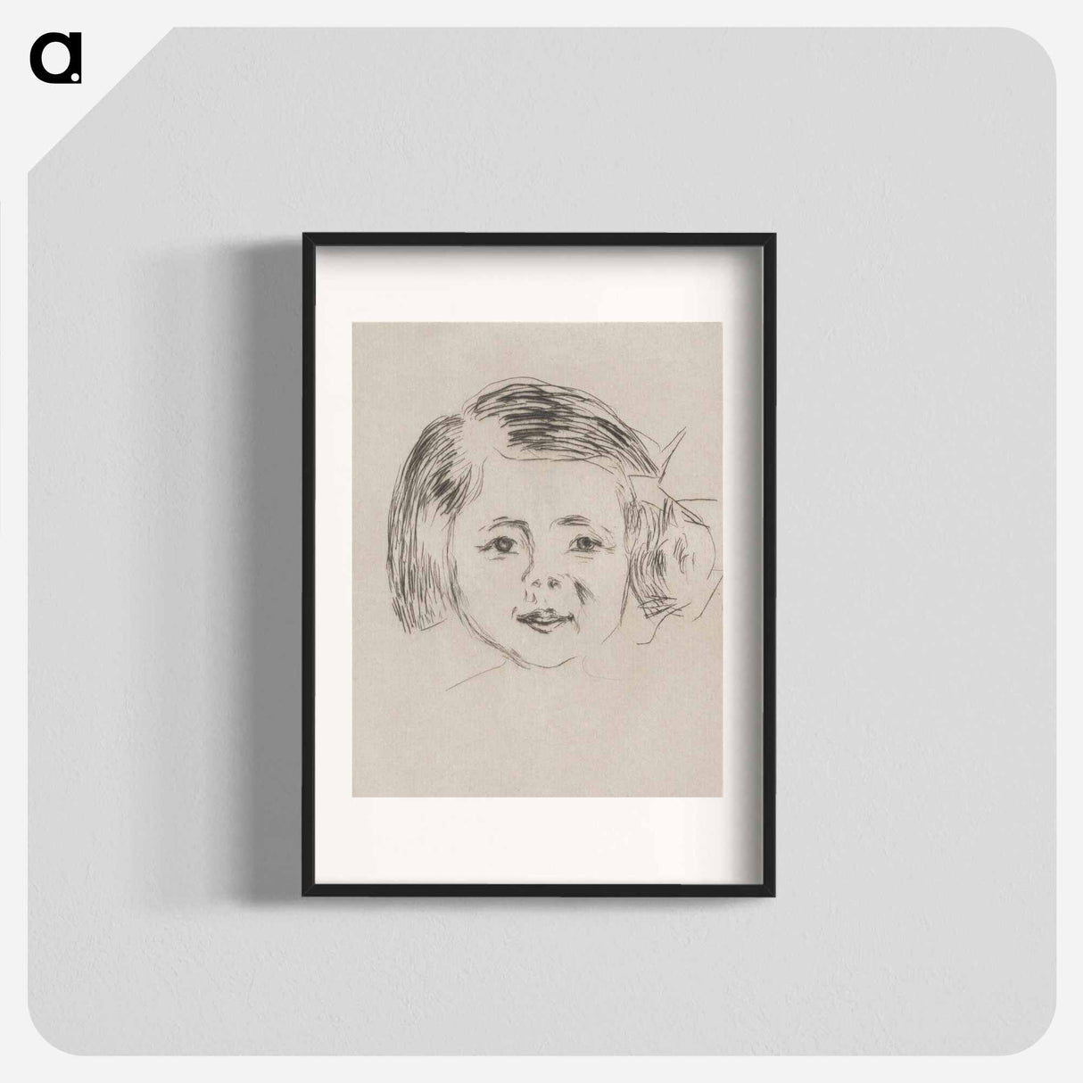 Herbert Esche’s Daughter - エドヴァルド ムンク Poster.