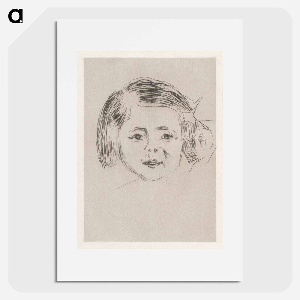 Herbert Esche’s Daughter - エドヴァルド ムンク Poster.