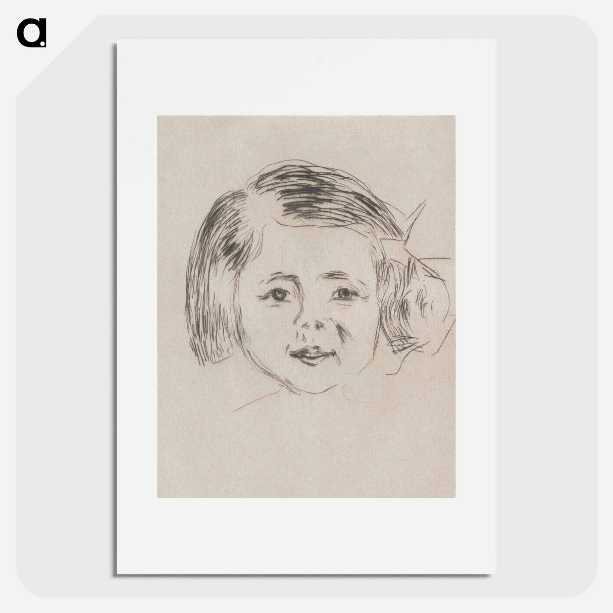 Herbert Esche’s Daughter - エドヴァルド ムンク Poster.