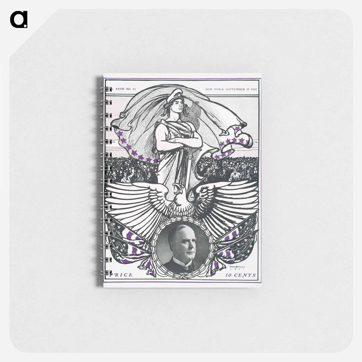 Vintage magazine cover print by Edward Penfield - エドワード ペンフィールド Memo.