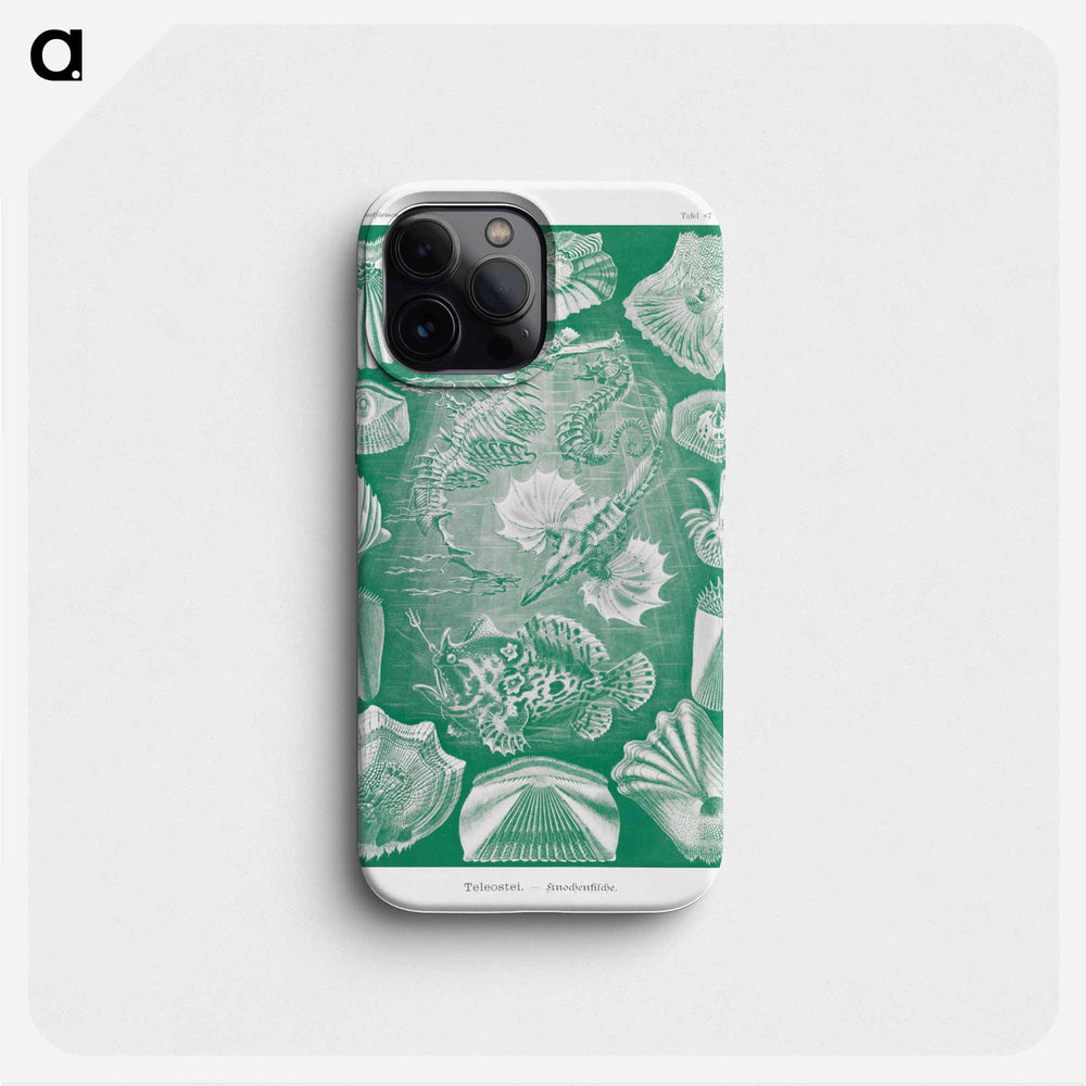 Teleostei–Knochenfische - エルンスト ヘッケル Phone Case.