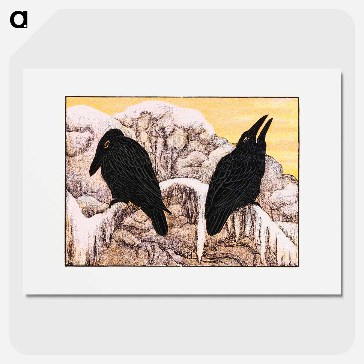 Omslag zakkalender voor Van Houten Cacao - Theo Van Hoytema Poster.