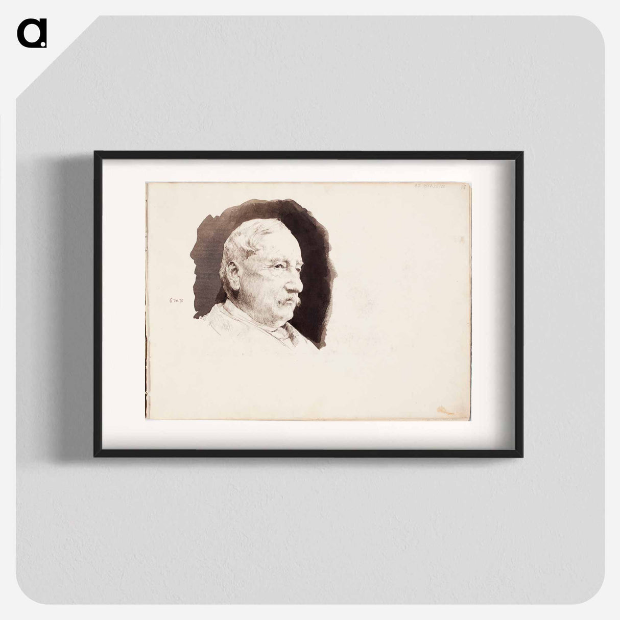 (unknown) part of a sketchbook - アルバート エーデルフェルト Poster.