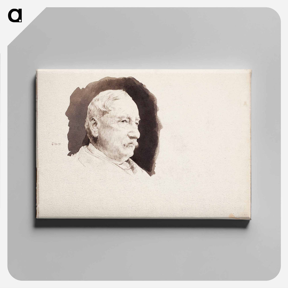 (unknown) part of a sketchbook - アルバート エーデルフェルト Canvas.