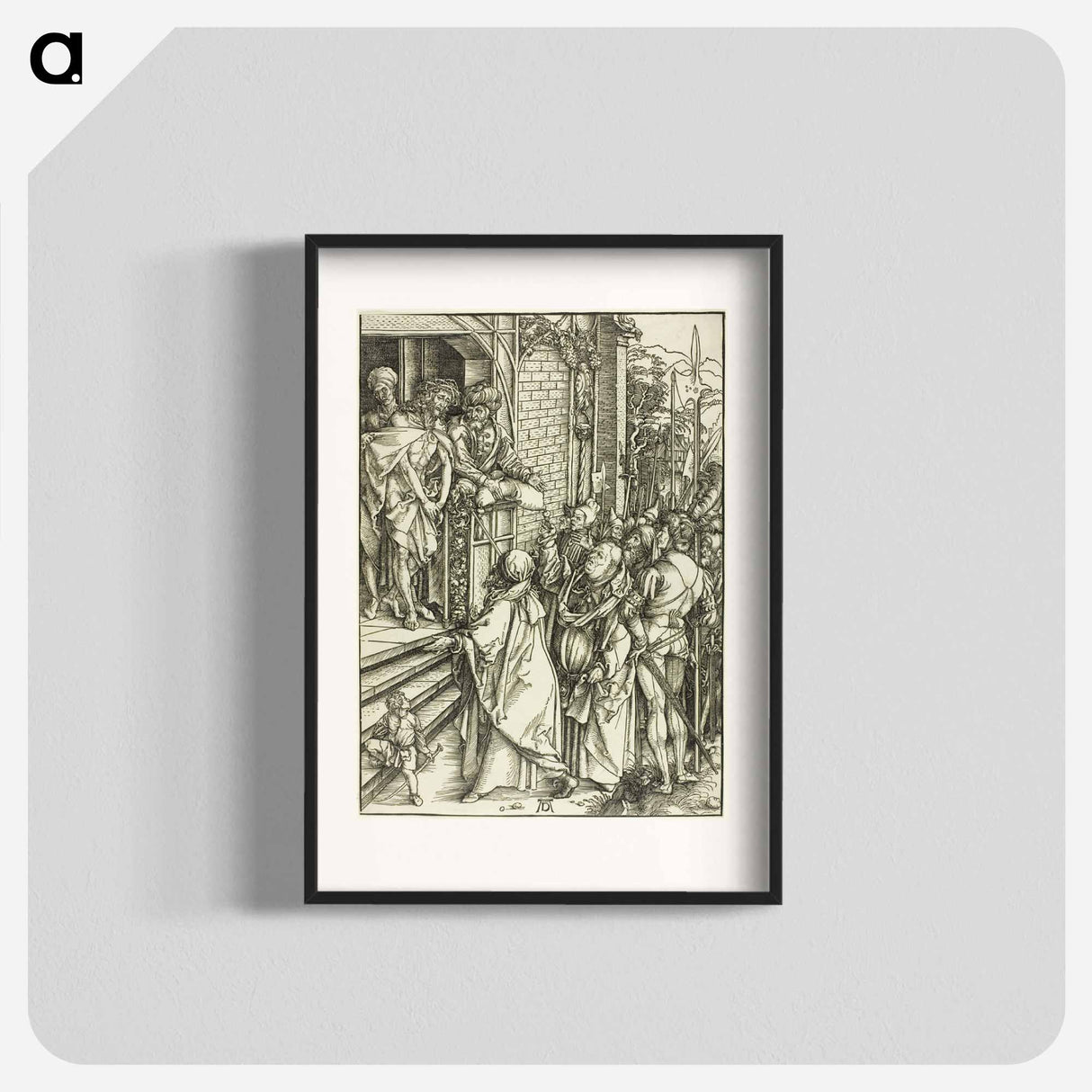 Ecce Homo - The Presentation of Christ - アルブレヒト デューラー Poster.
