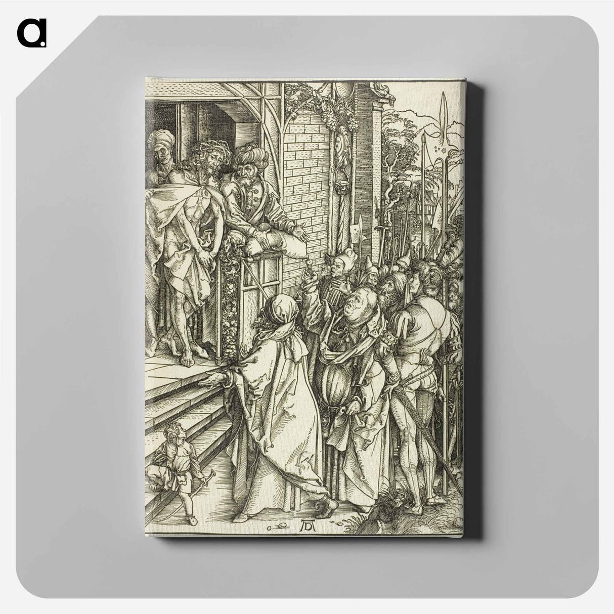 Ecce Homo - The Presentation of Christ - アルブレヒト デューラー Canvas.