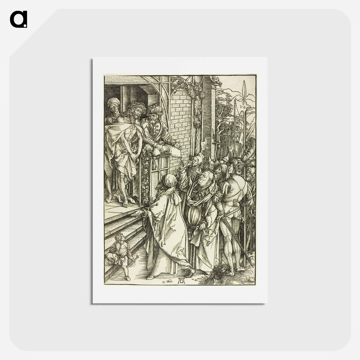 アートポストカード-Ecce Homo - The Presentation of Christ - アルブレヒト デューラー Postcard.