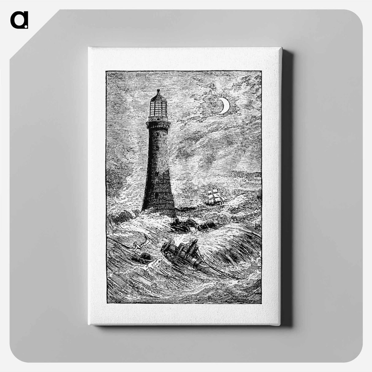 アートパネル-Eddystone Lighthouse
- 大英図書館 Canvas.