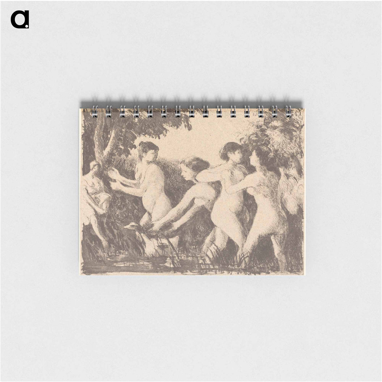 Baigneuses luttant - カミーユ ピサロ Memo.