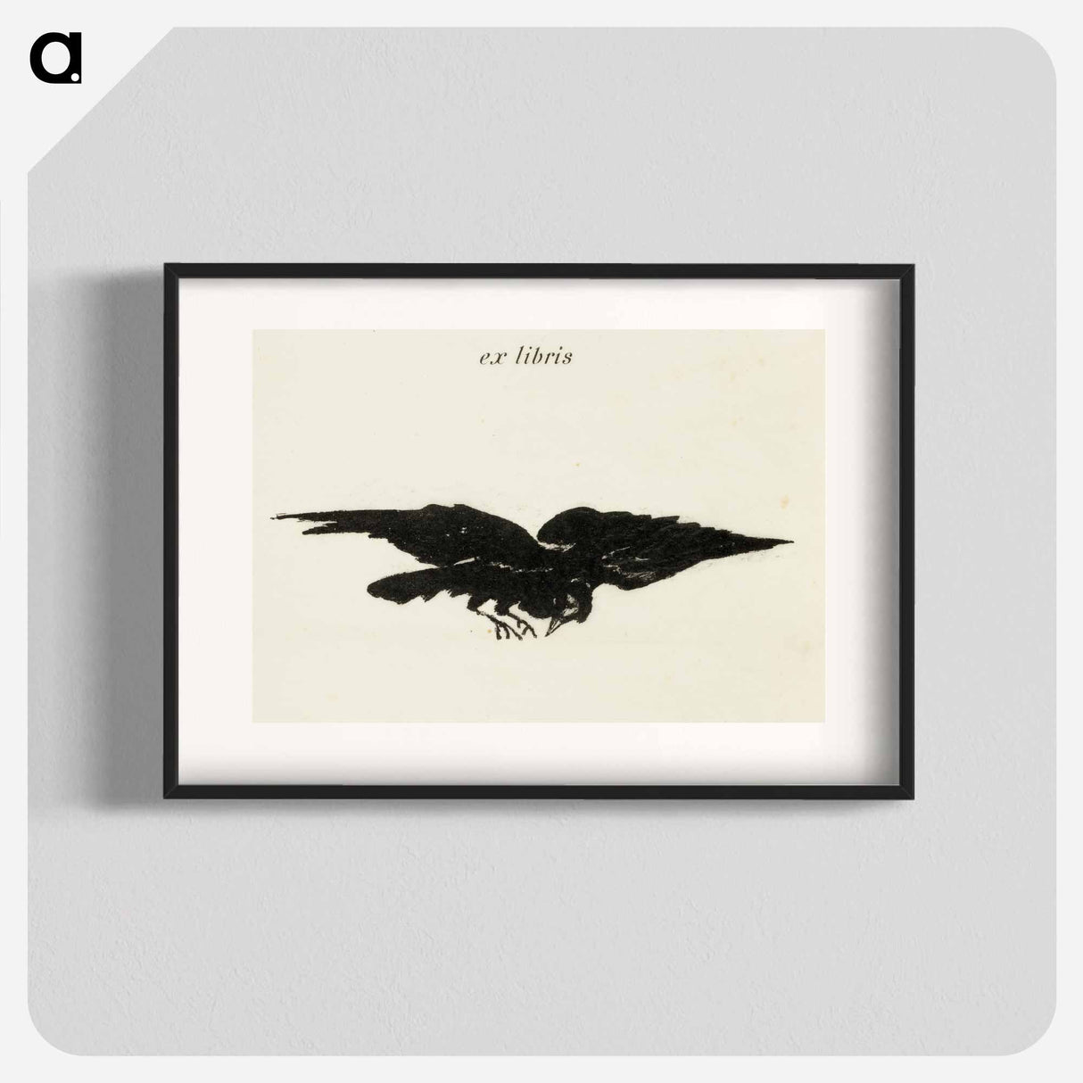 アートポスター-Flying Raven - エドゥアール マネ Poster.