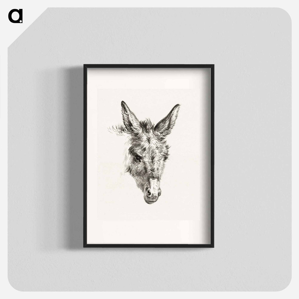 Head of a donkey - ジャン ベルナール Poster.
