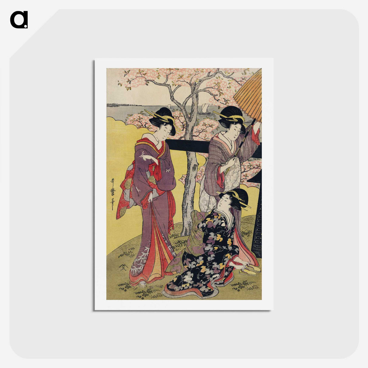 2-61_Kitagawa-Utamaro_hagaki