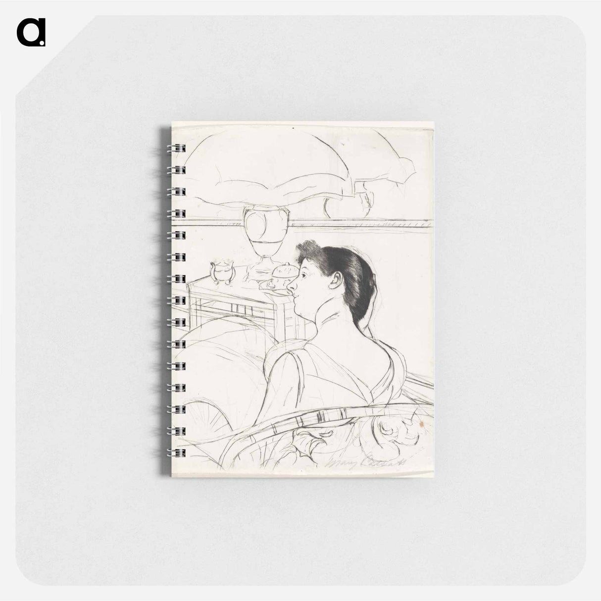 The Lamp - メアリー カサット Memo.