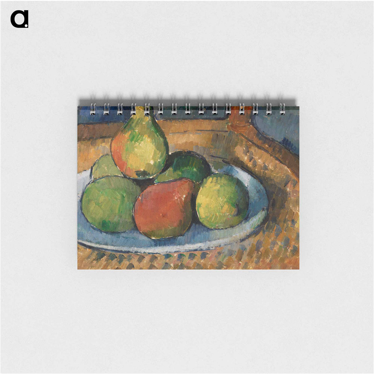 Plate of Fruit on a Chair - ポール セザンヌ Memo.