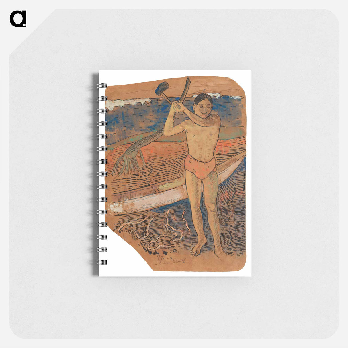 Man with an Ax - ポール ゴーギャン Memo.