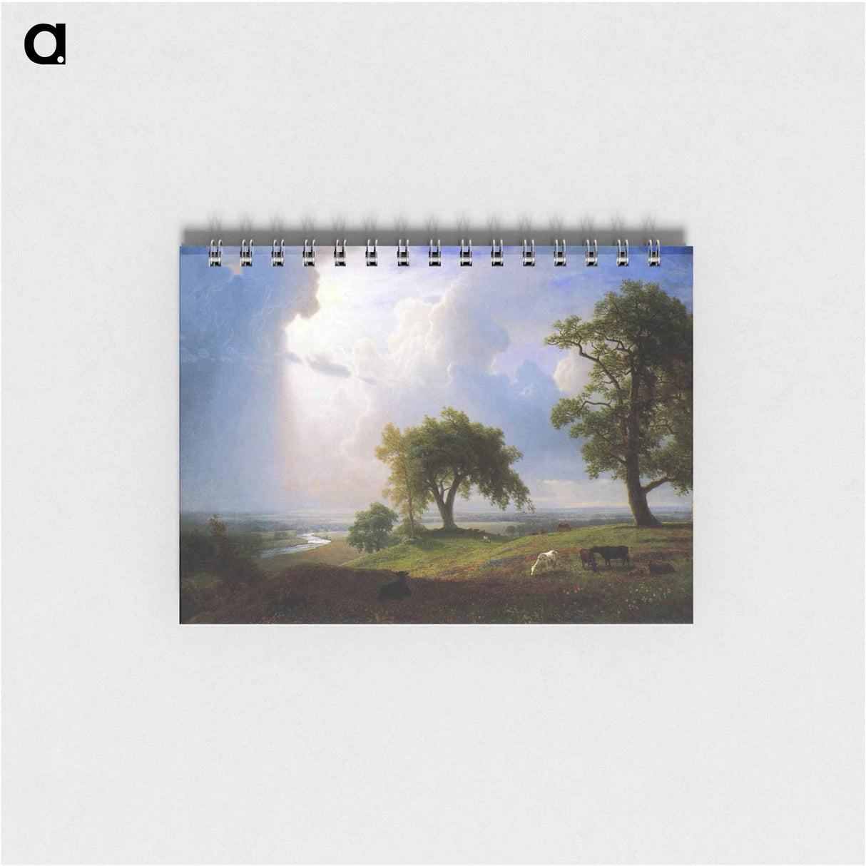 アートメモ帳-California Spring - アルバート ビアスタット Memo.