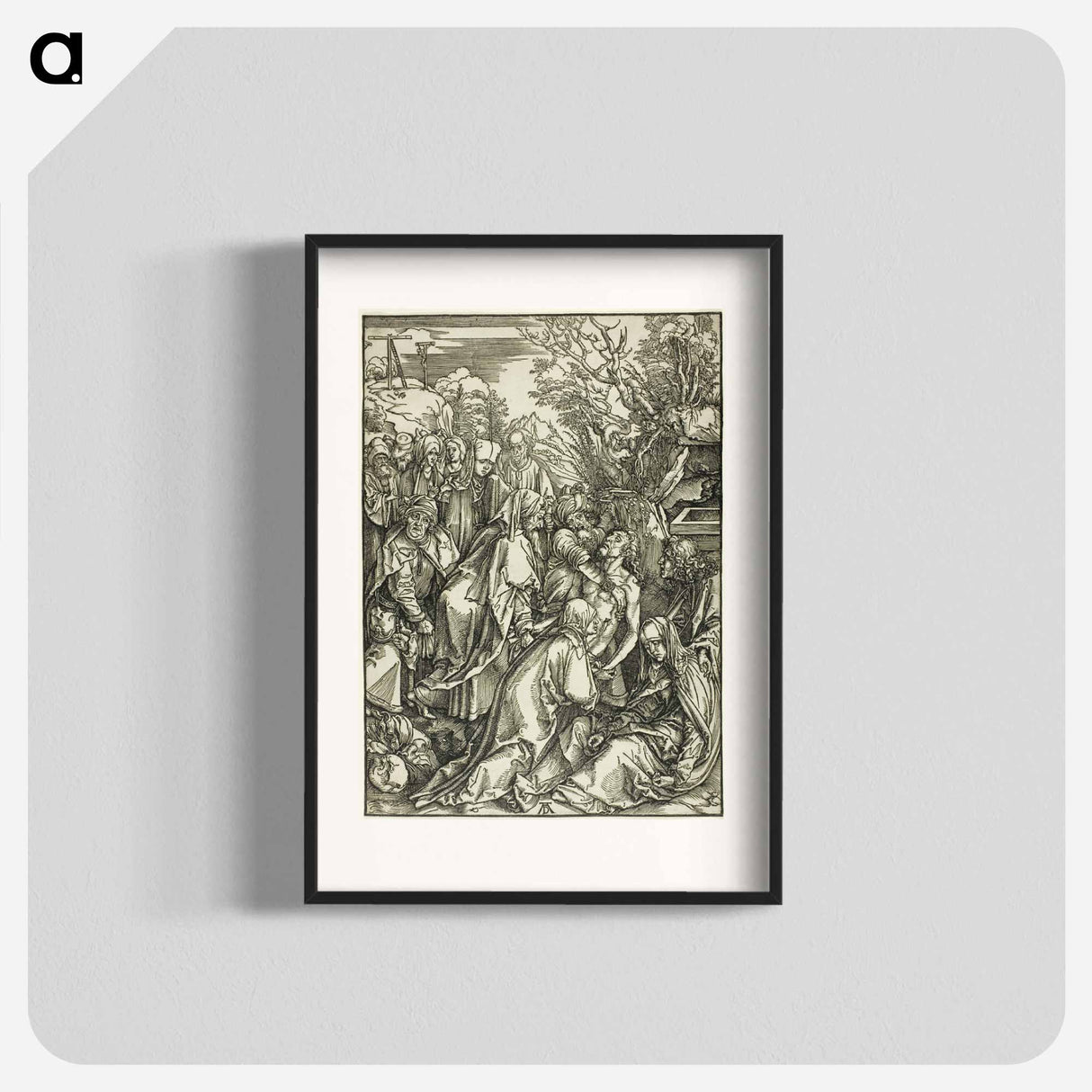The Deposition of Christ - アルブレヒト デューラー Poster.