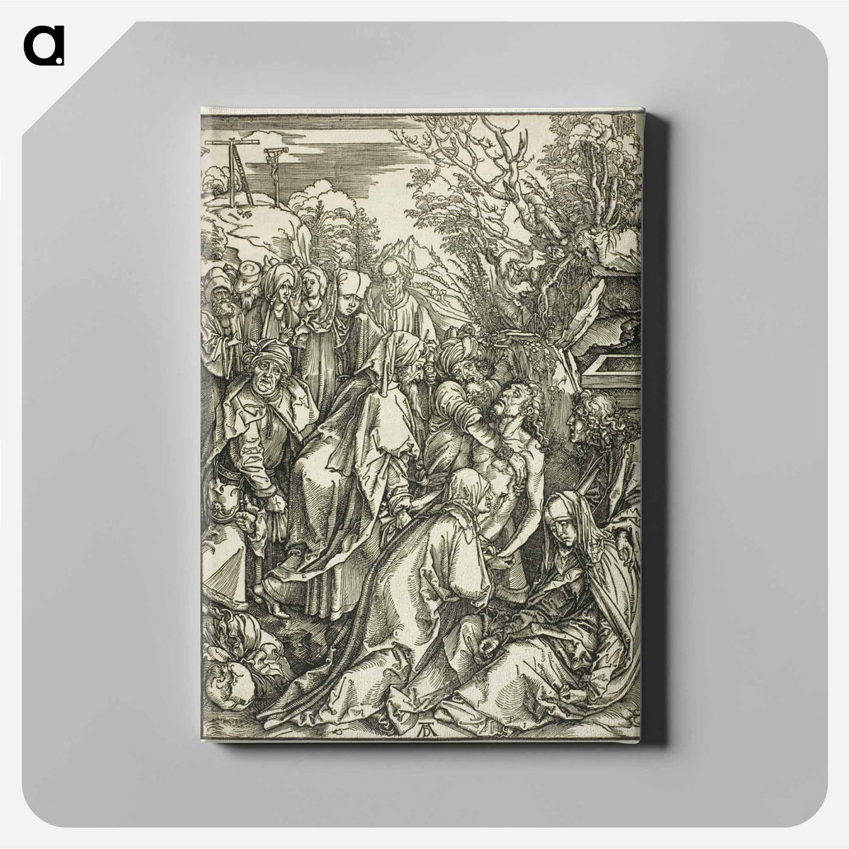 The Deposition of Christ - アルブレヒト デューラー Canvas.