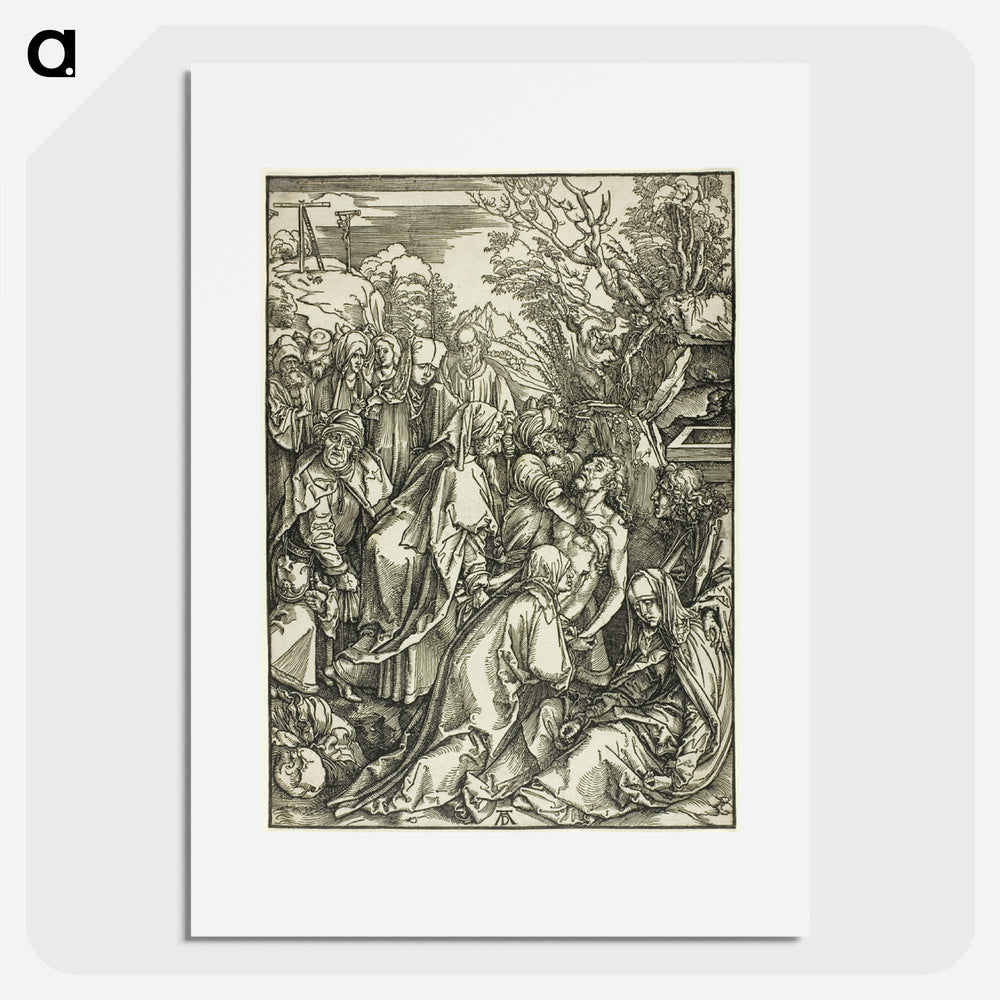 The Deposition of Christ - アルブレヒト デューラー Poster.